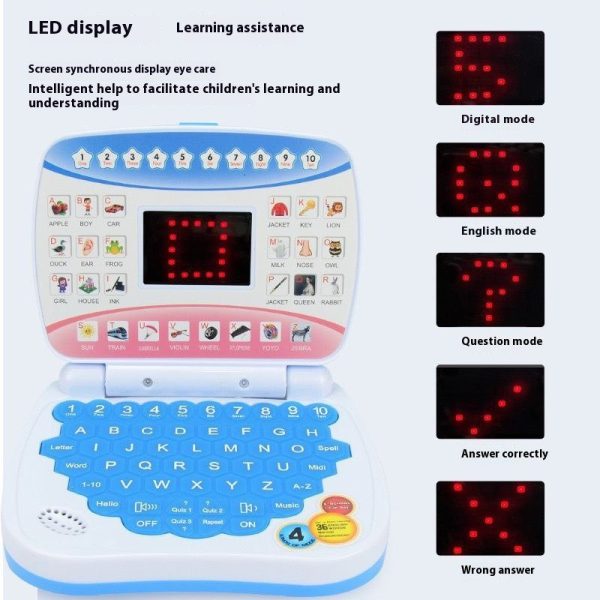Kids Educational Laptop Toy Interactive Learning Game - Image 3