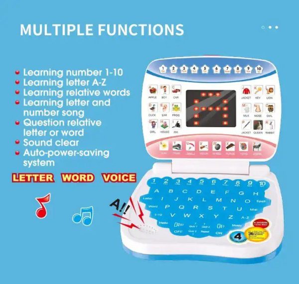 Kids Educational Laptop Toy Interactive Learning Game